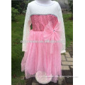2014 new baby girls pink dress